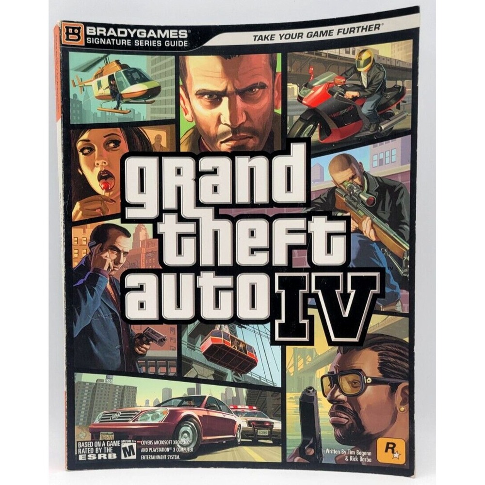 Grand Theft Auto IV 4 Signature Series Strategy Guide Brady Games Book